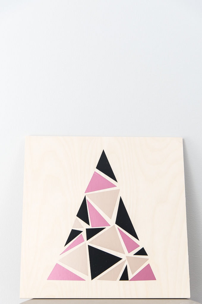 DIY Modern Geometric Tree Sign | Christene Holder Home