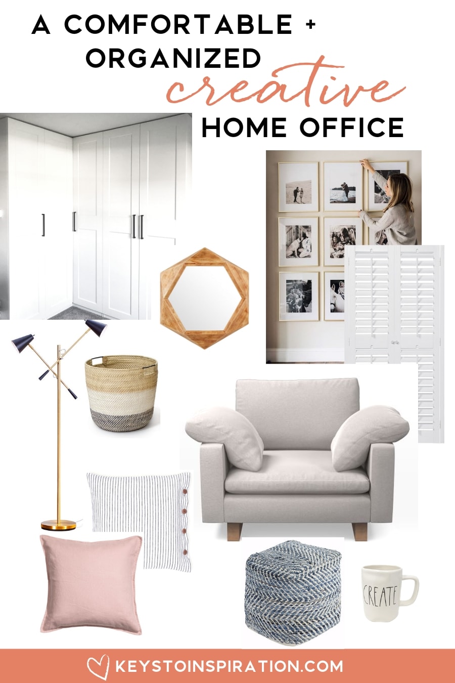 room design plan for a comfortable and organized creative home office