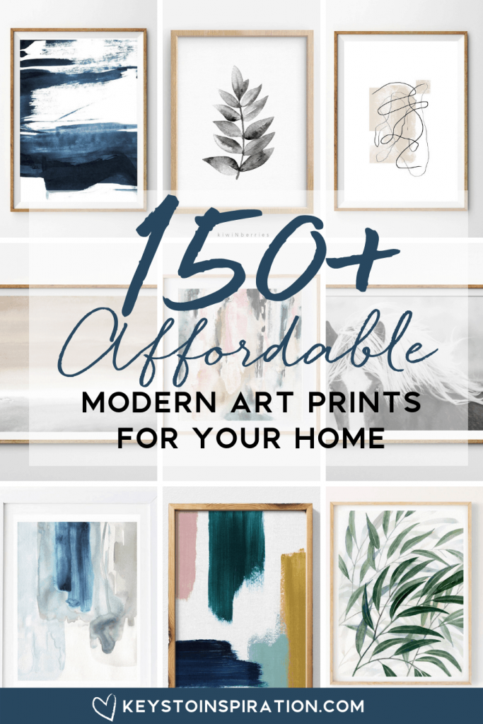 150+ affordable modern art prints for your home from etsy