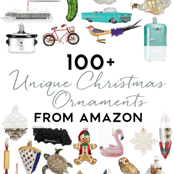 100+ Unique Christmas Ornaments from Amazon