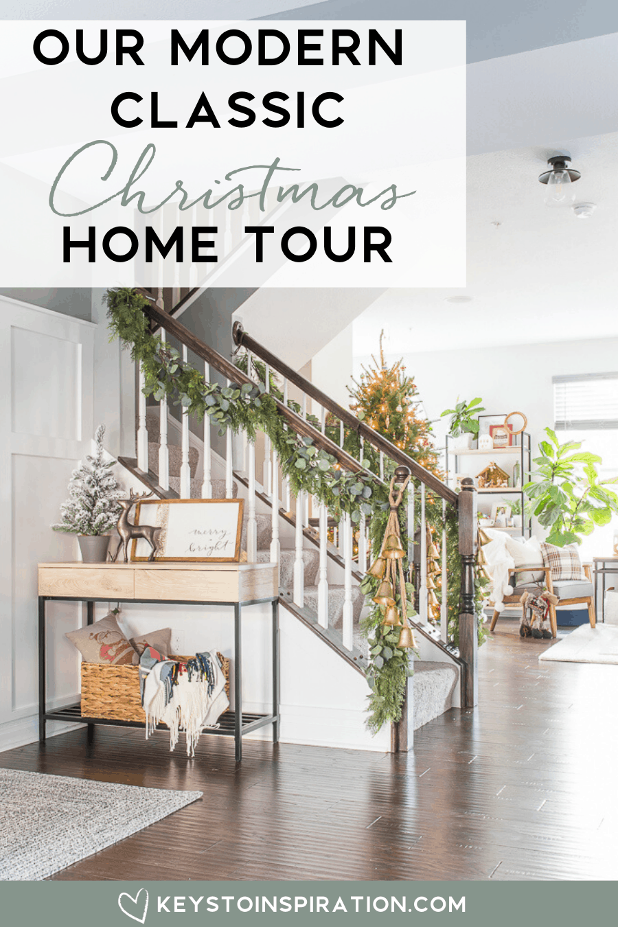 Our Modern Classic Christmas Home Tour | Christene Holder Home