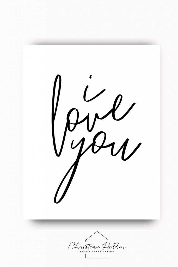 I love you art print baby nursery digital download keys to inspiration shop