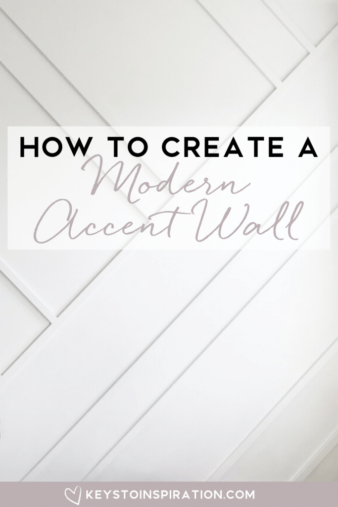 how to create a modern accent wall