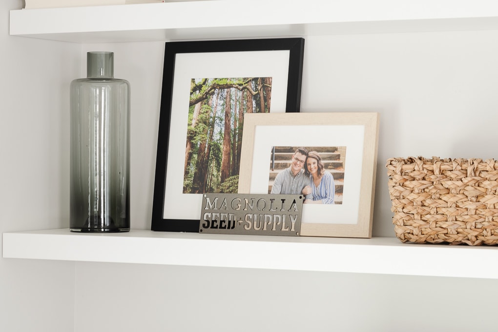 budget family photos framed as home decor