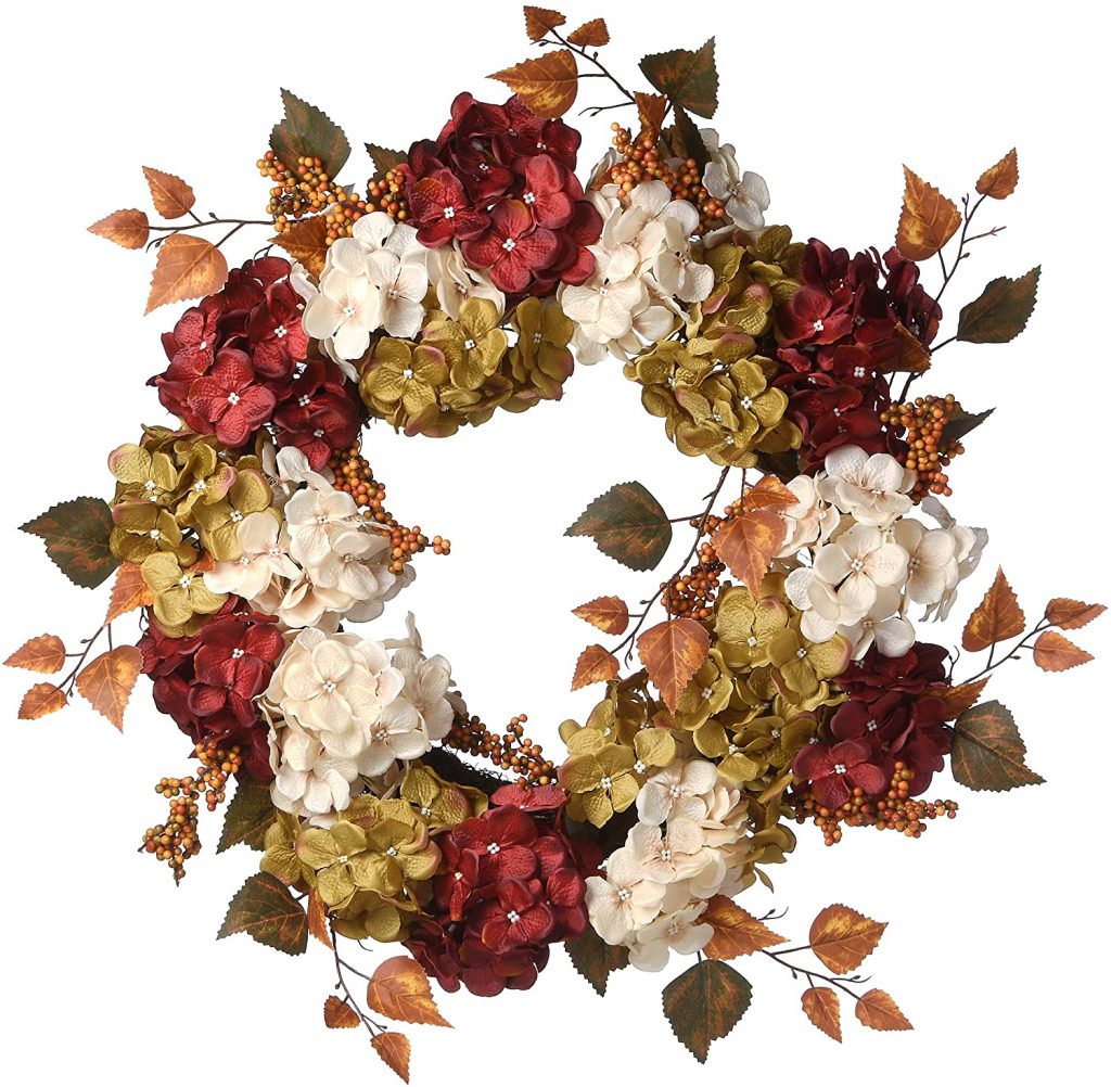 autumn floral wreath
