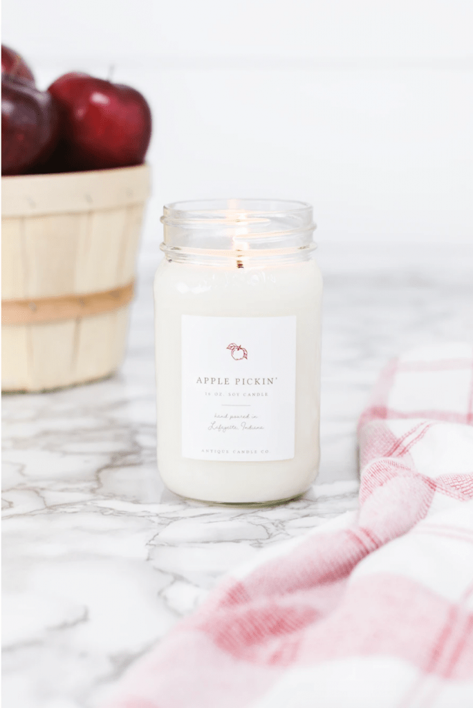 apple pickin' candle antique candle co