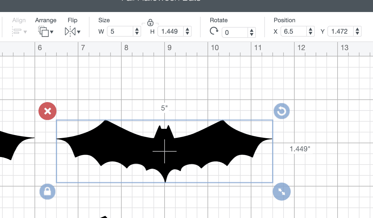 bat shape