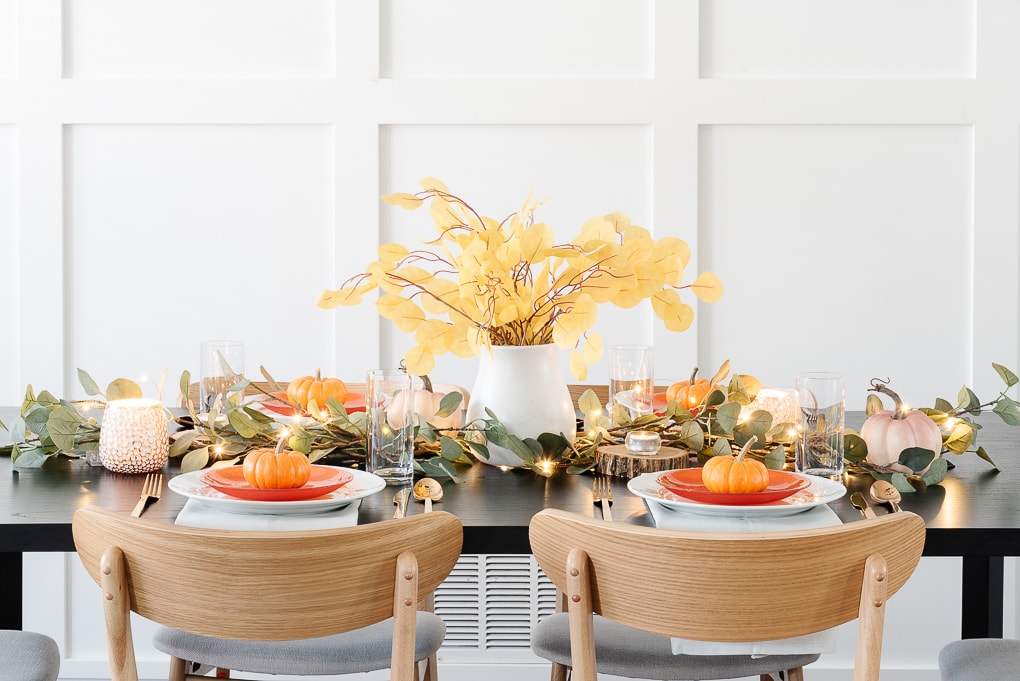 table view modern thanksgiving table decor