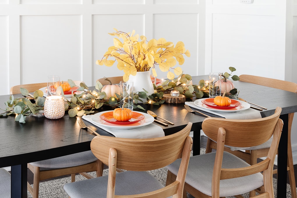 modern thanksgiving table decor easy and beautiful display