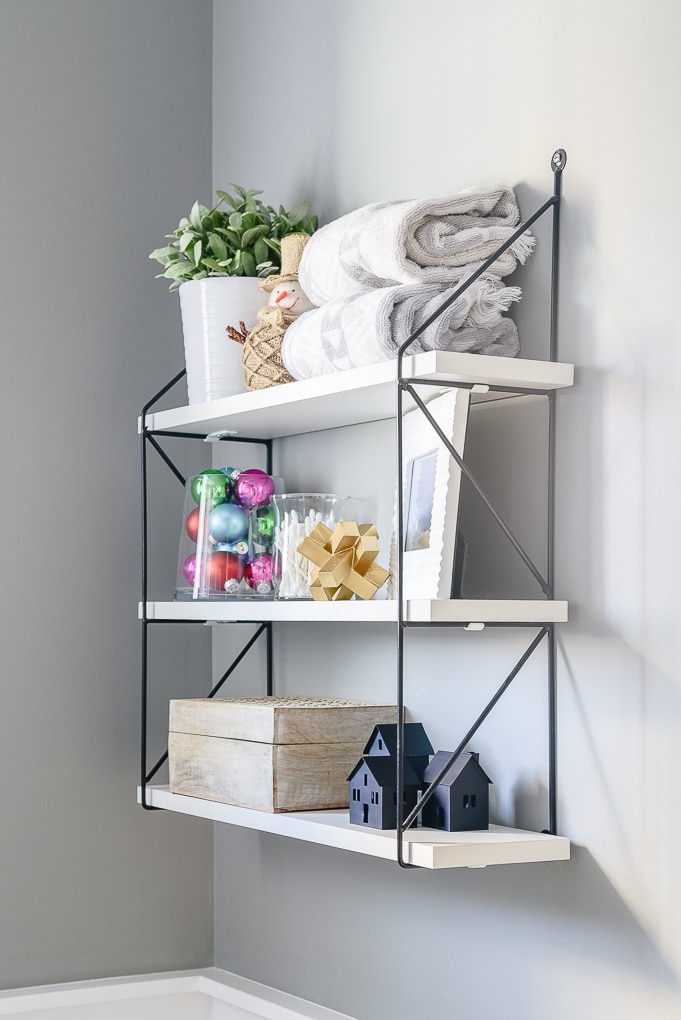 Simple Christmas Powder Room