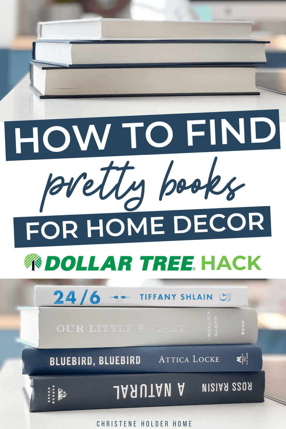 How to Find Pretty Books for Home Decor - Dollar Tree Hack ...