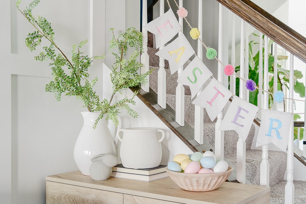 Simple Ways To Decorate Your Home For Easter | Christene Holder Home