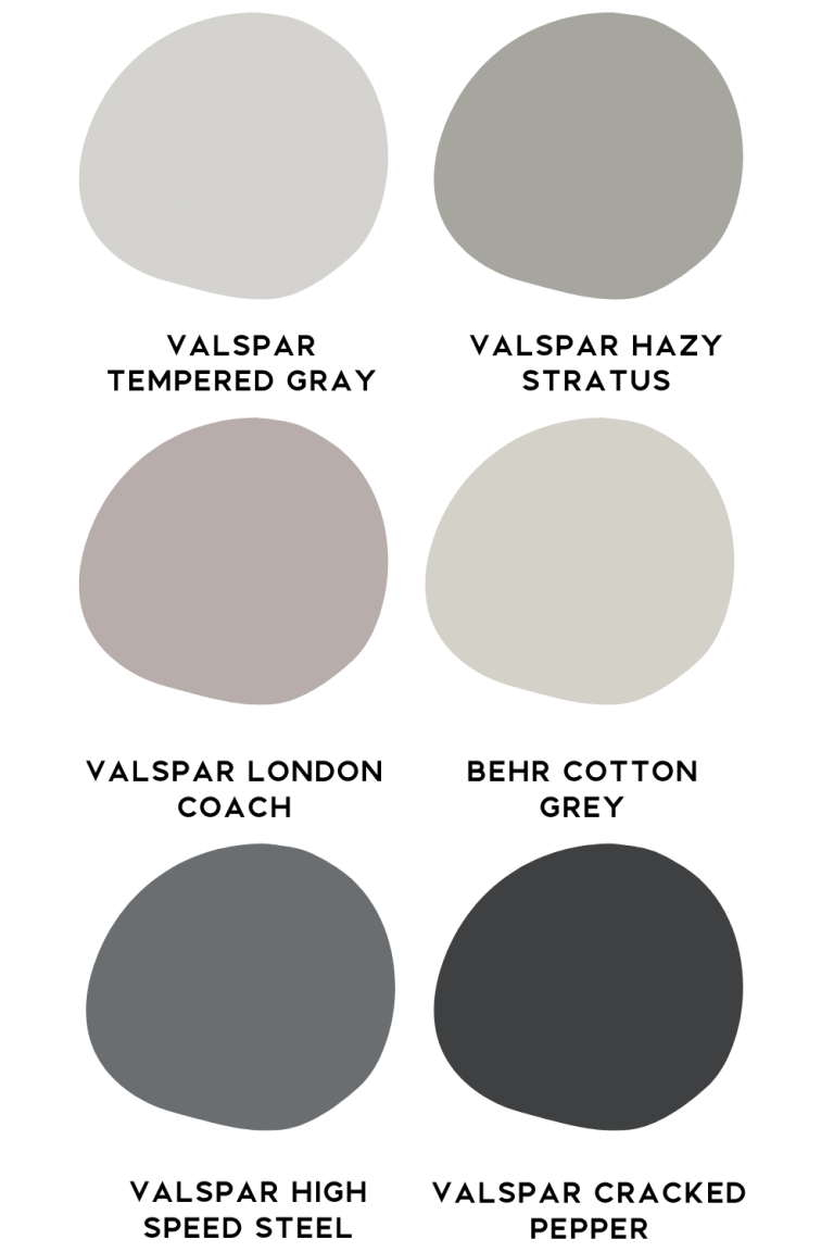 Valspar Hazy Stratus paint in dining room home decor