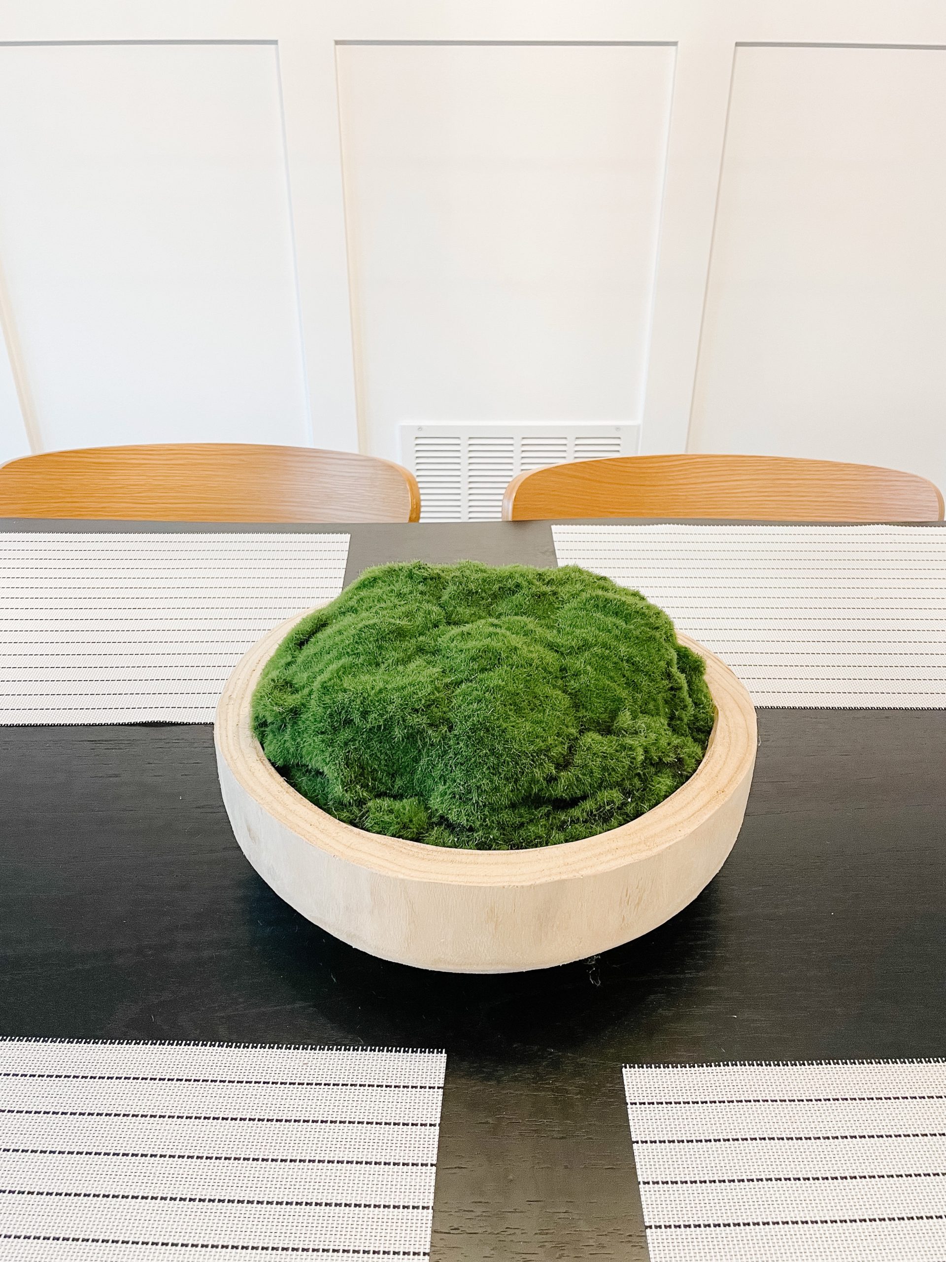 DIY Moss Bowl Centerpiece