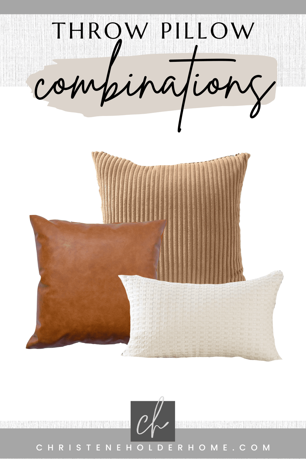 Fall Pillow Set # 2  3 Pillow Covers – ONE AFFIRMATION