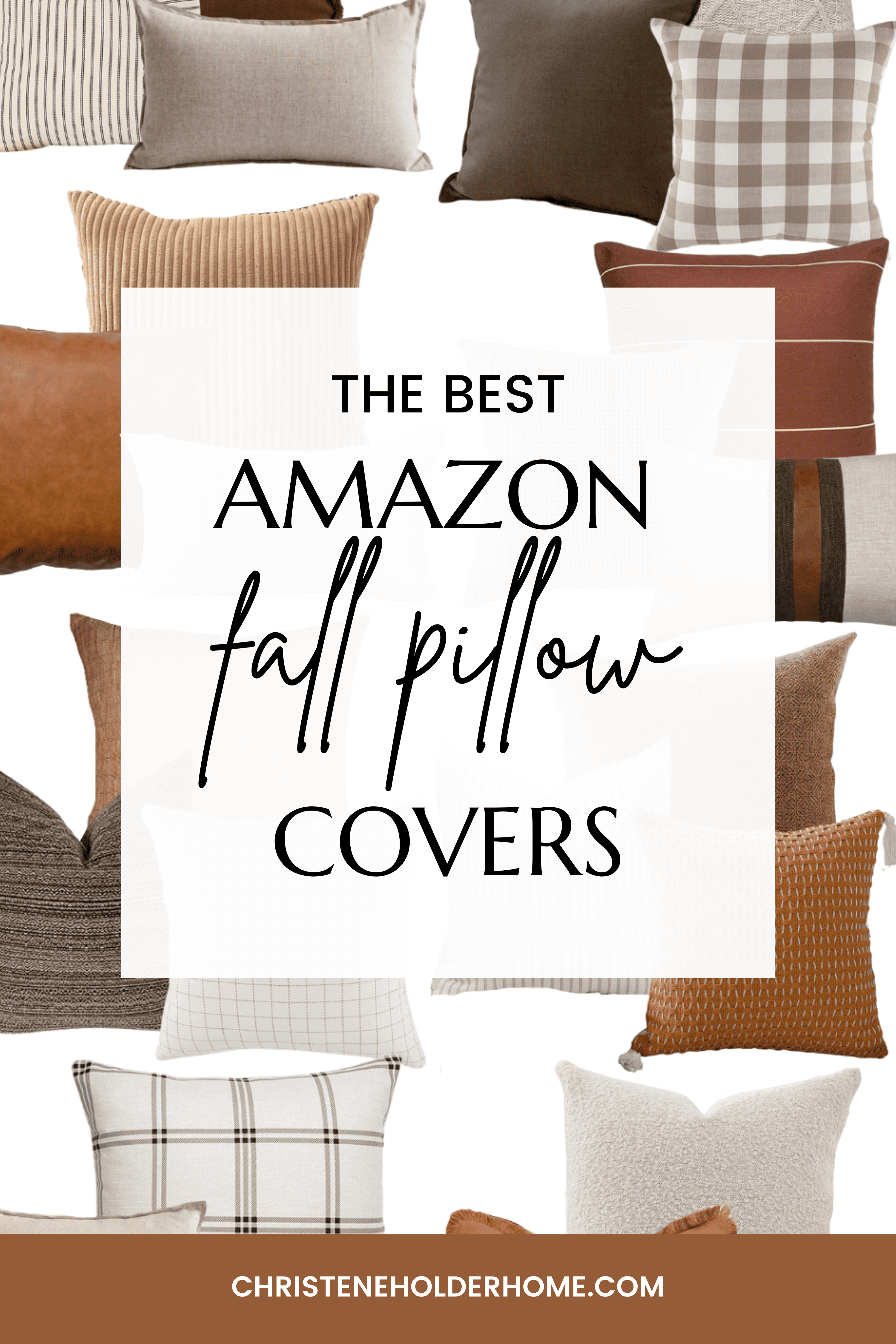 the best amazon fall pillow covers