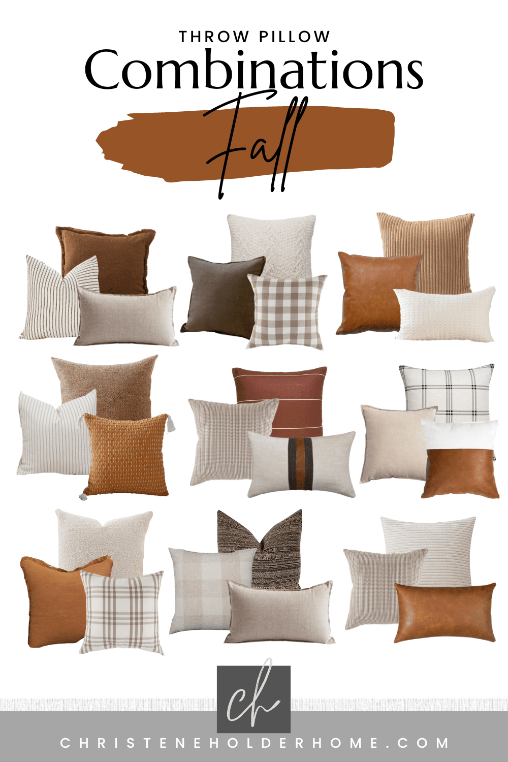 Fall Pillow ideas  Christene Holder Home