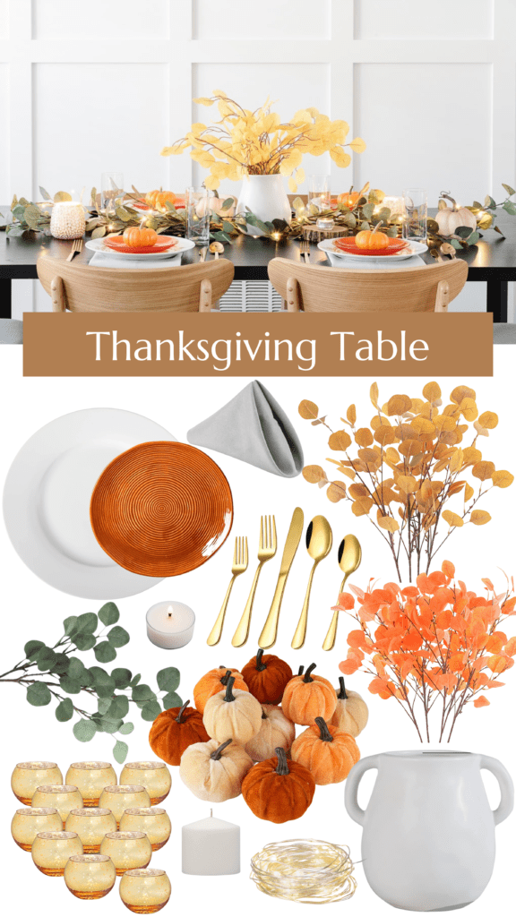 thanksgiving table centerpiece setting get the look