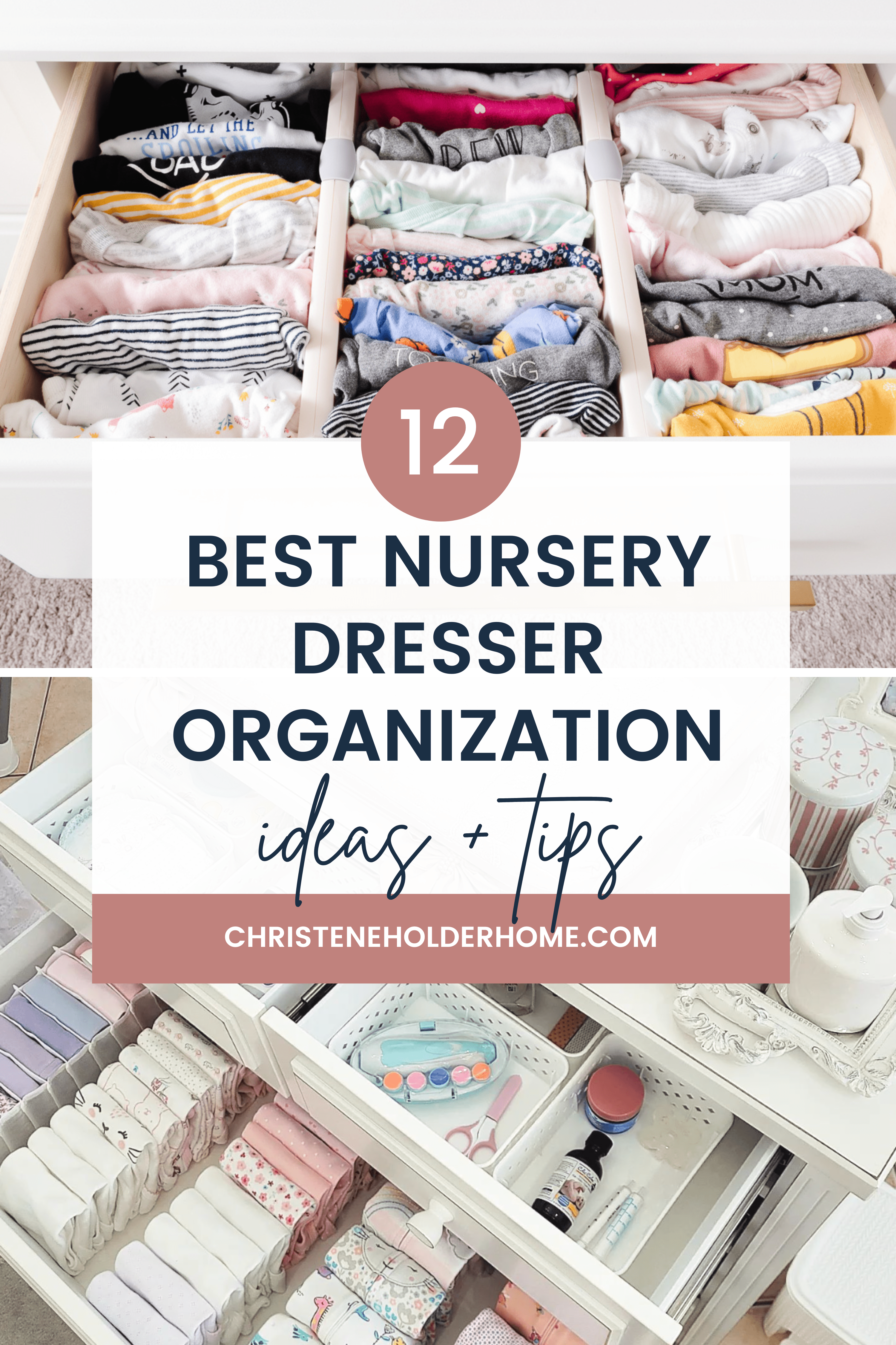 THE 7 MOST BRILLIANT NURSERY DRAWER ORGANIZERS  Nursery drawer  organization, Nursery dresser organization, Nursery drawer