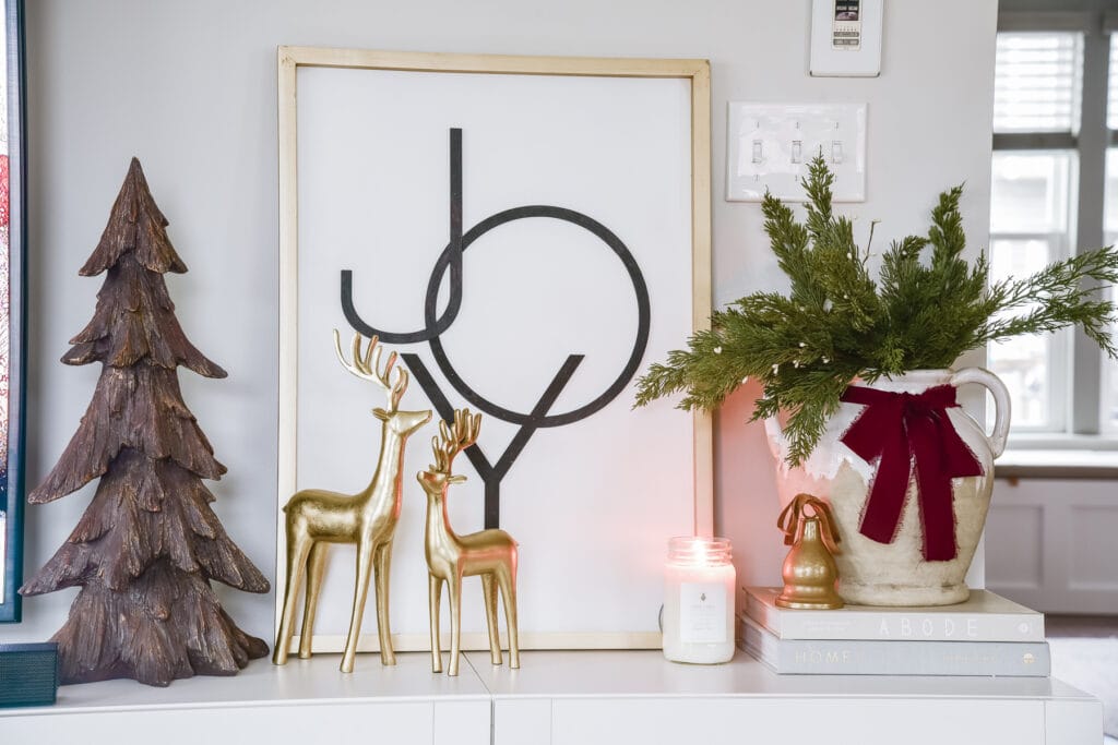 Modern Metallic Christmas Tree Decor - Caitlin Marie Design