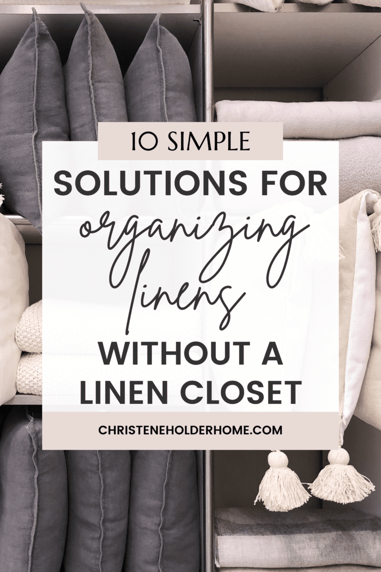 10 Simple Solutions for Organizing Linens Without a Linen Closet