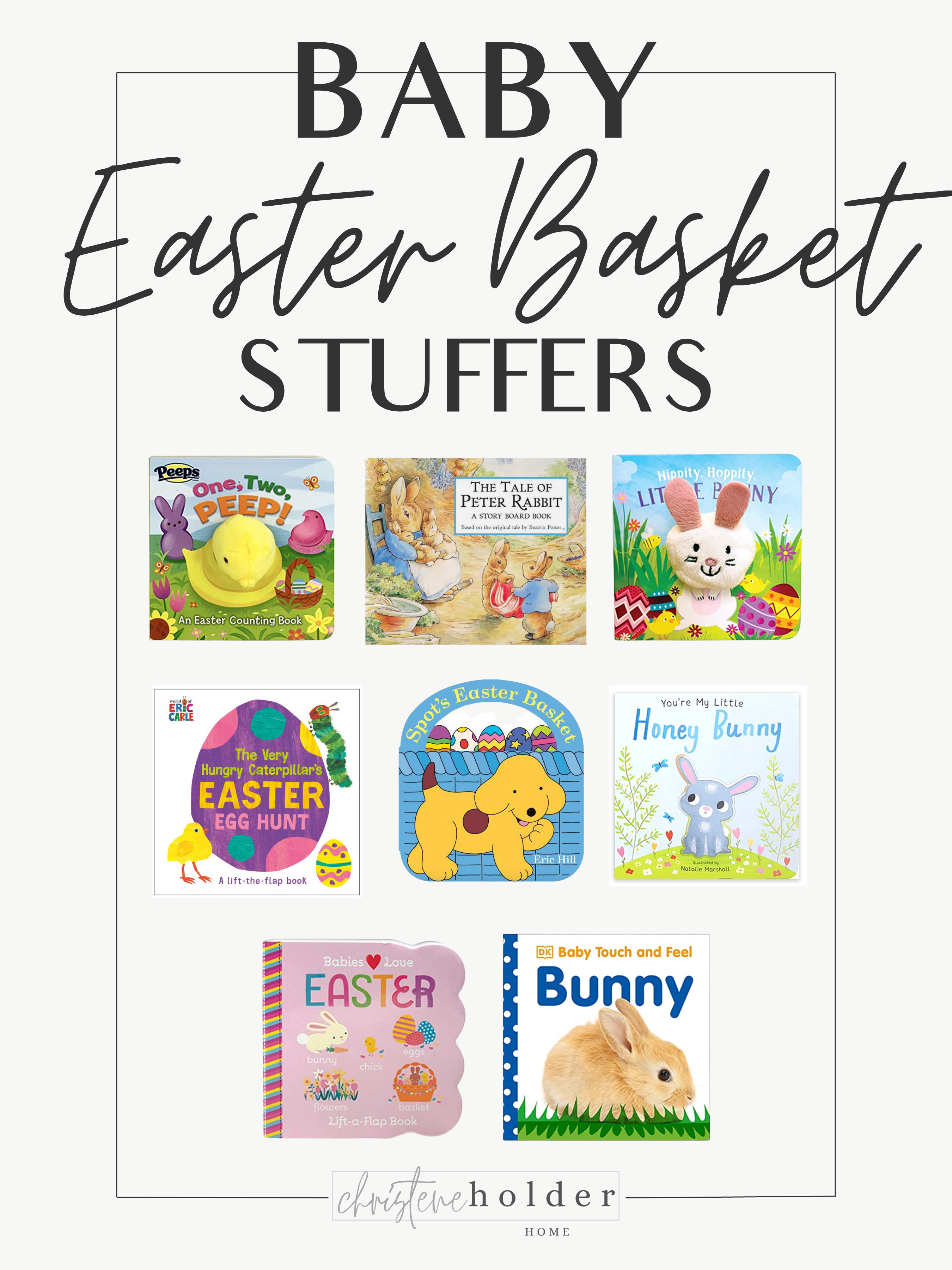 board books for baby Easter basket stuffer ideas