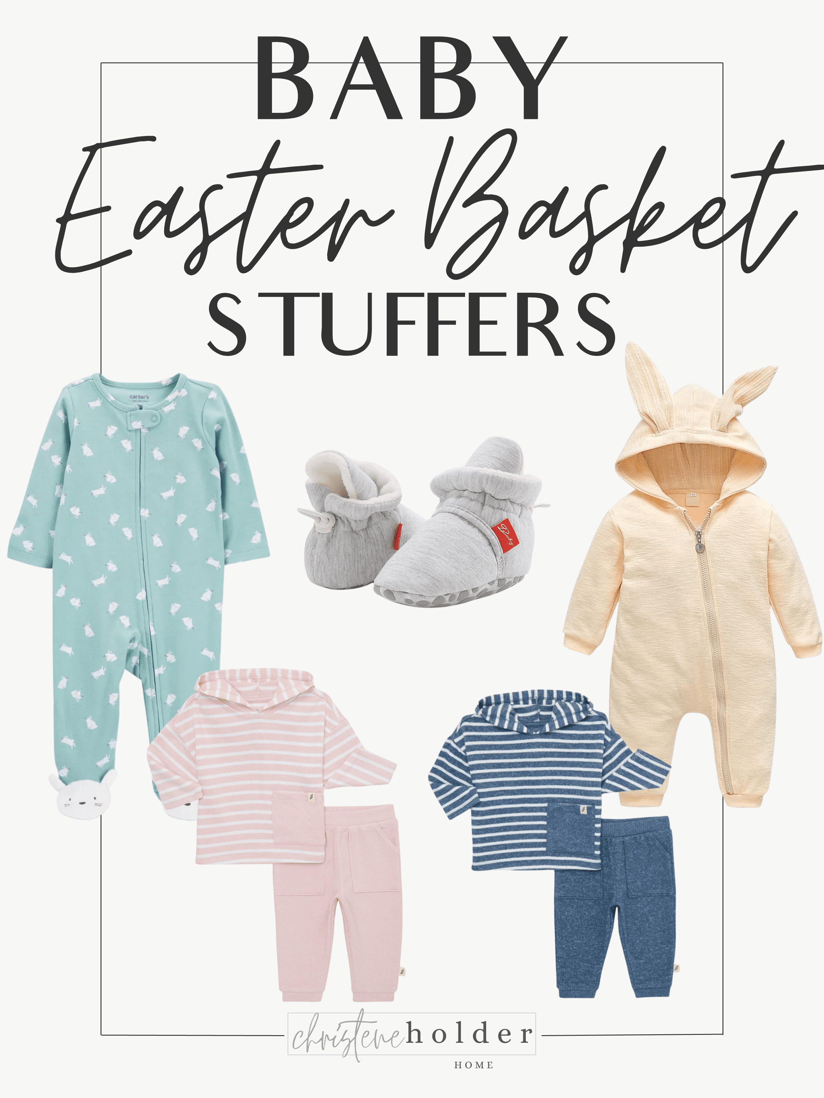 Baby Easter basket clothes and accessories