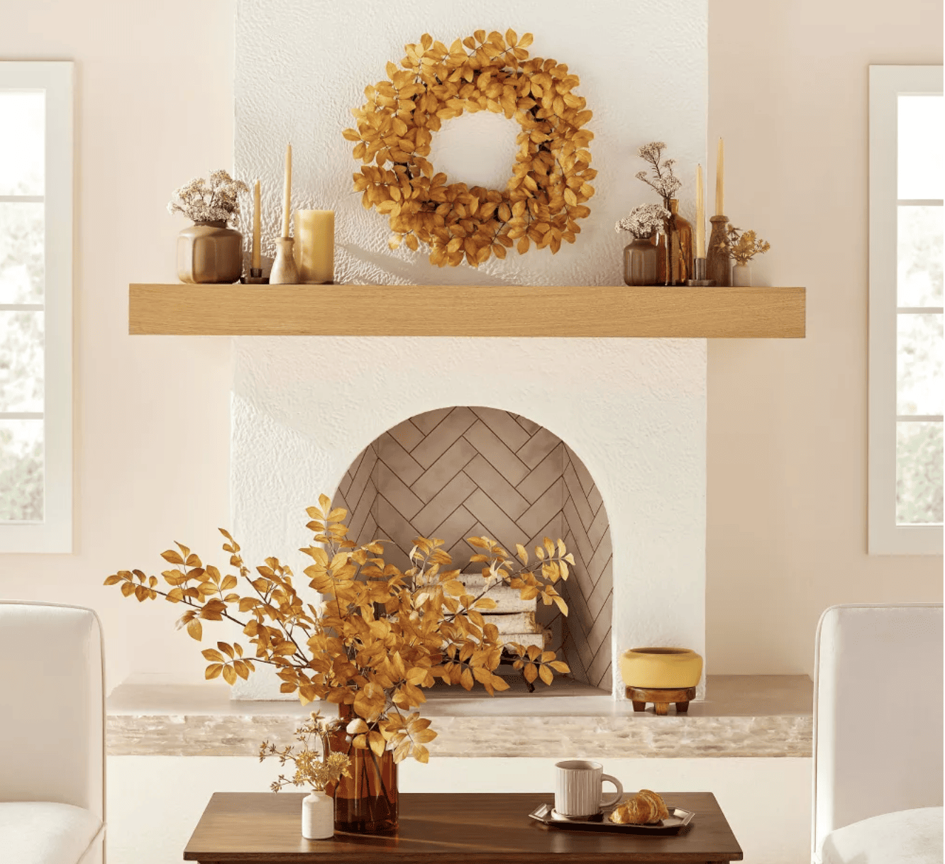 hearth and hand at target fall leaves decor