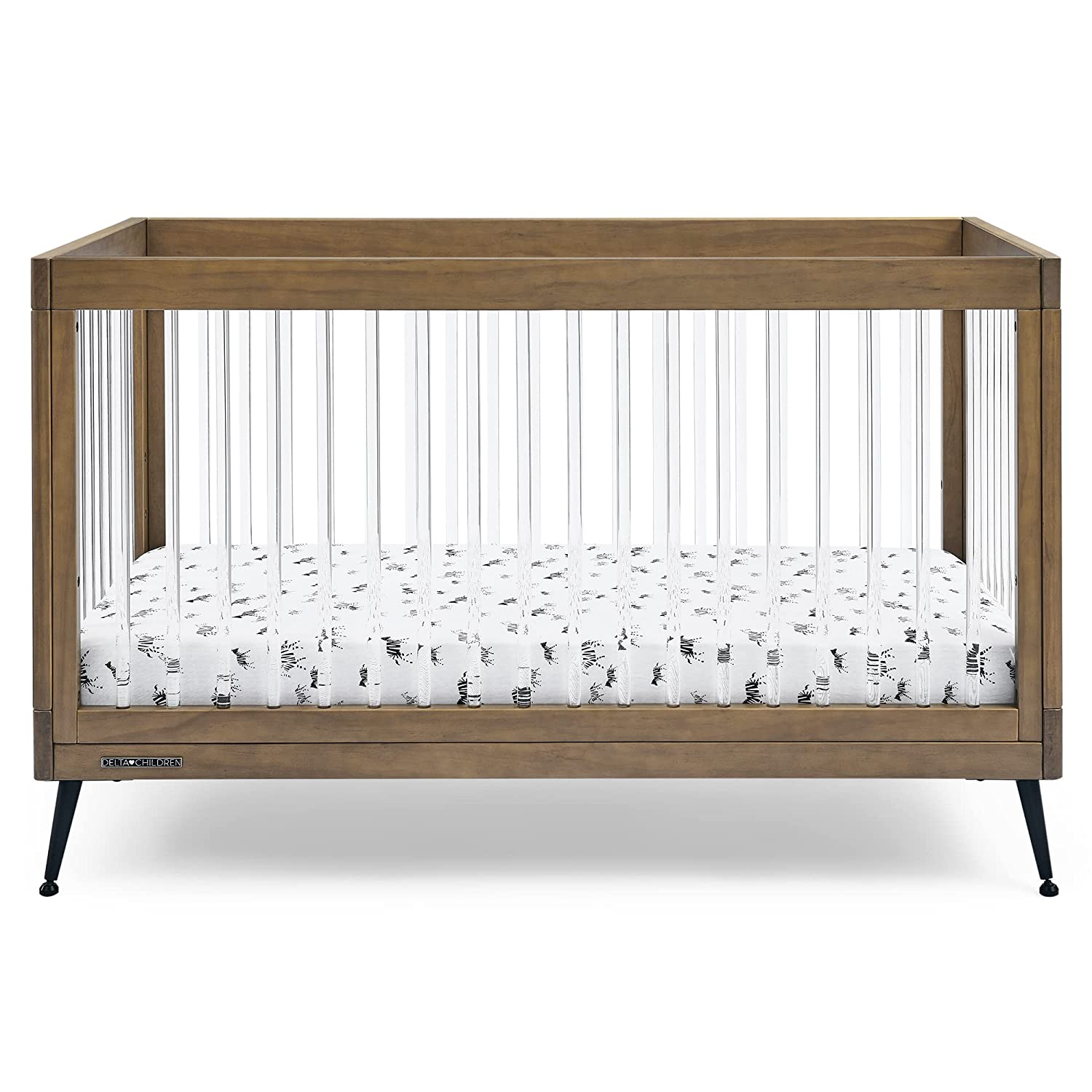 Delta Children Sloane 4-in-1 Acrylic Convertible Crib