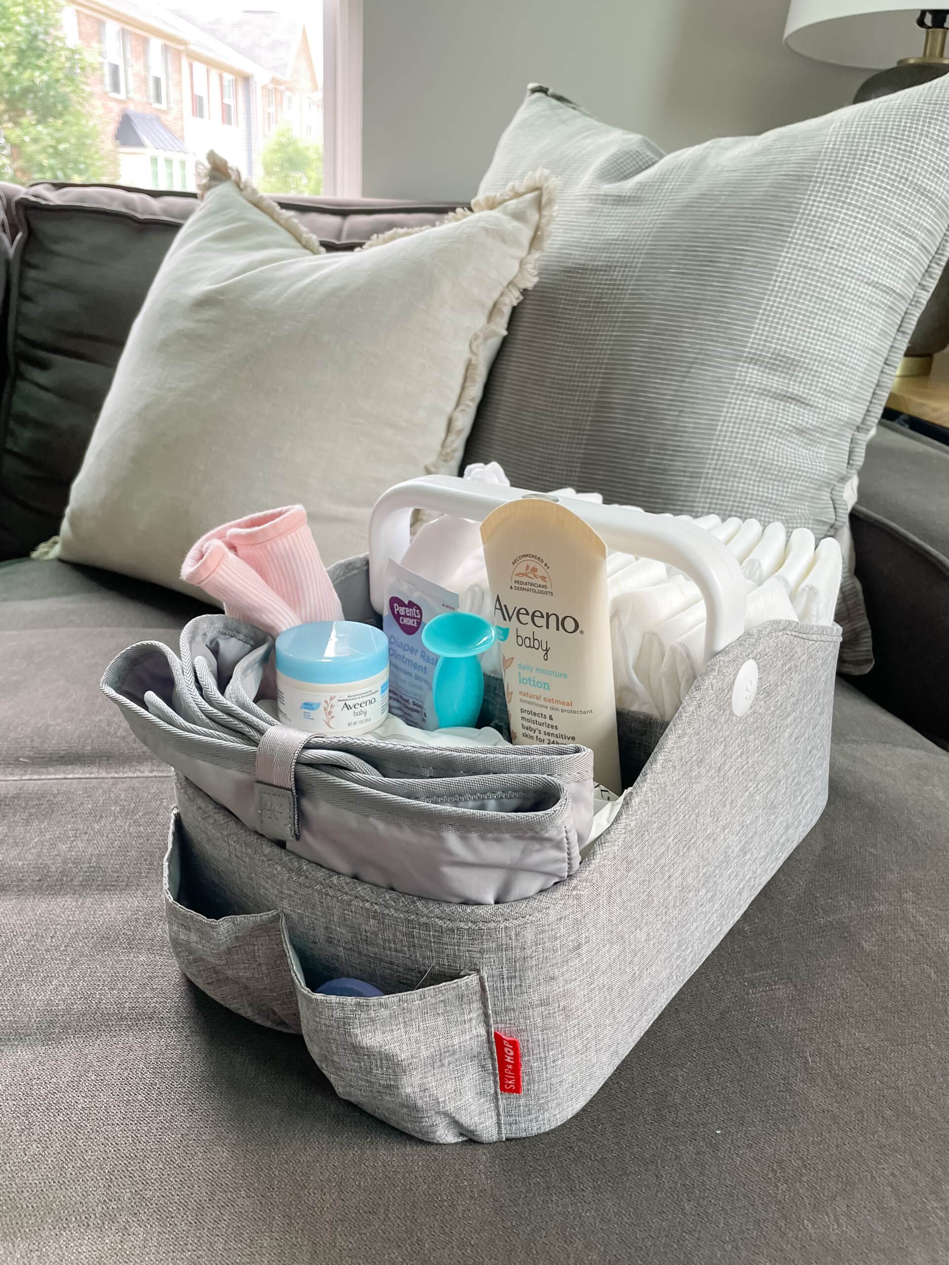 baby diaper caddy