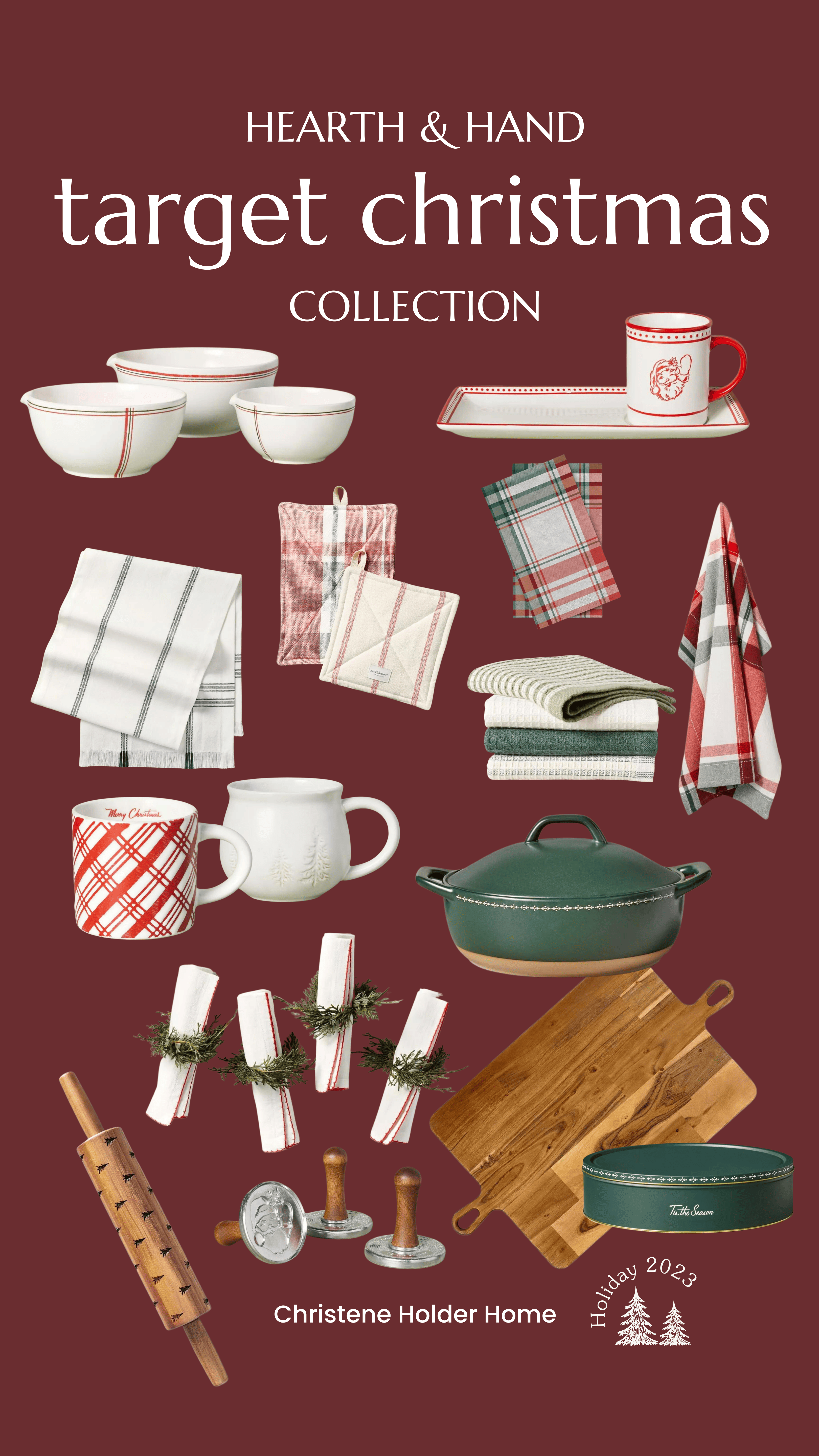 hearth and hand target christmas collection kitchen items, entertaining, and baking