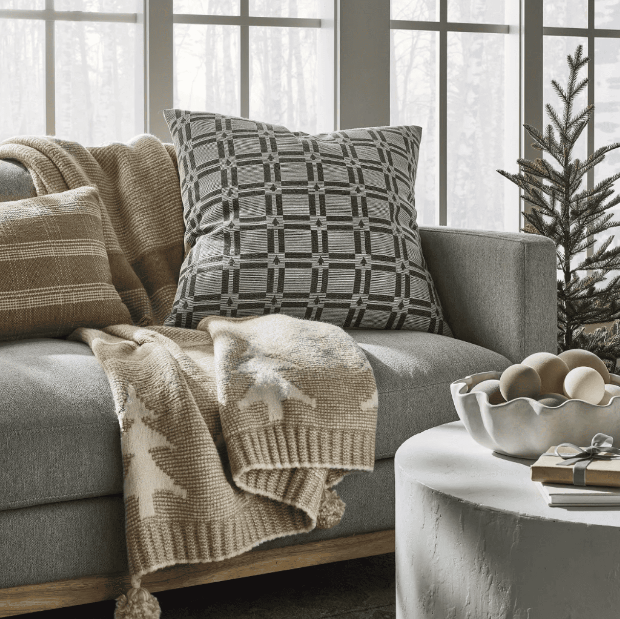 christmas throw pillows from target studio mcgee