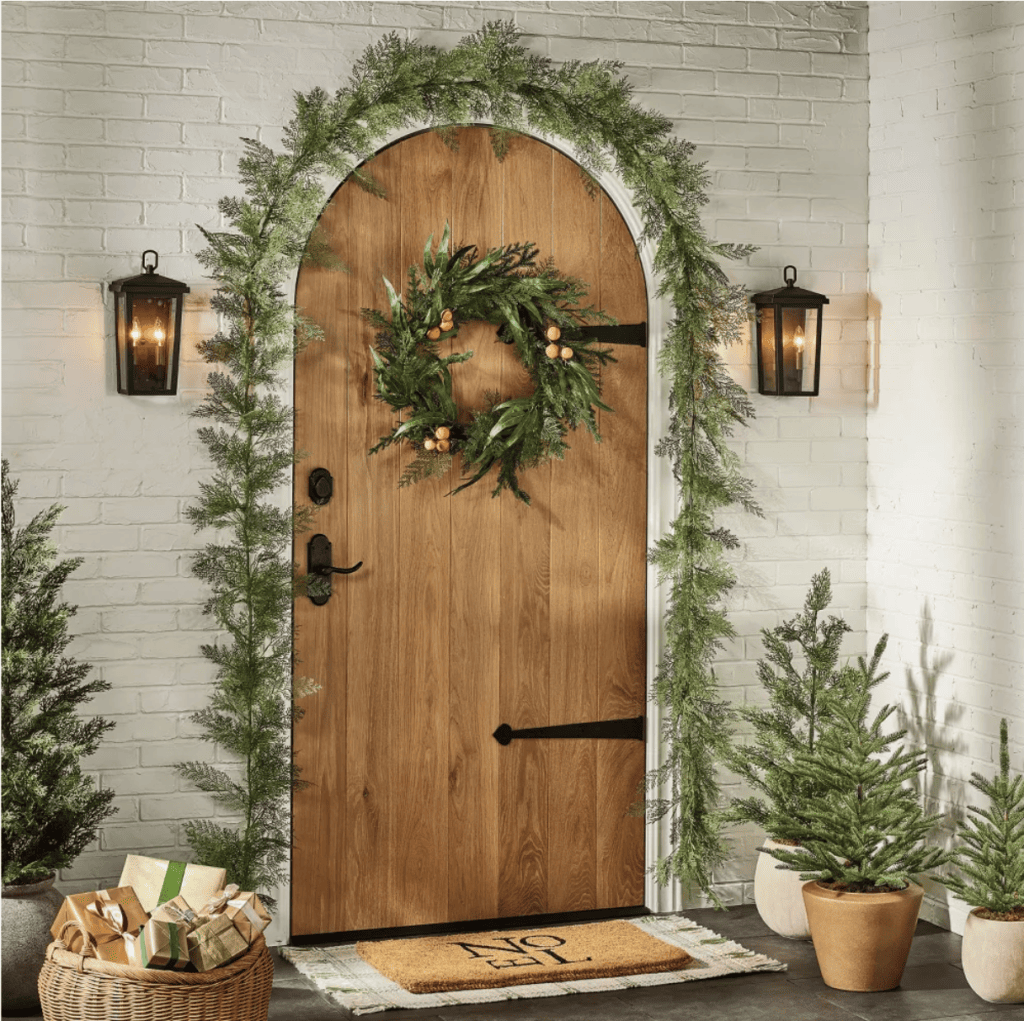 studio mcgee christmas target outdoor decoration front porch