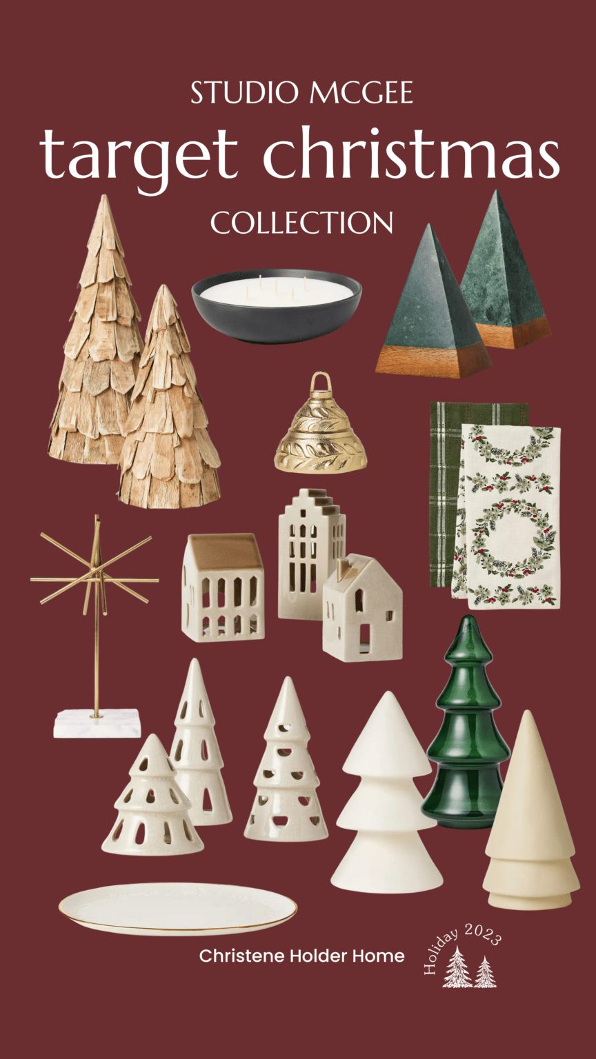 New 2023 Studio McGee Target Christmas Collection Christene Holder Home