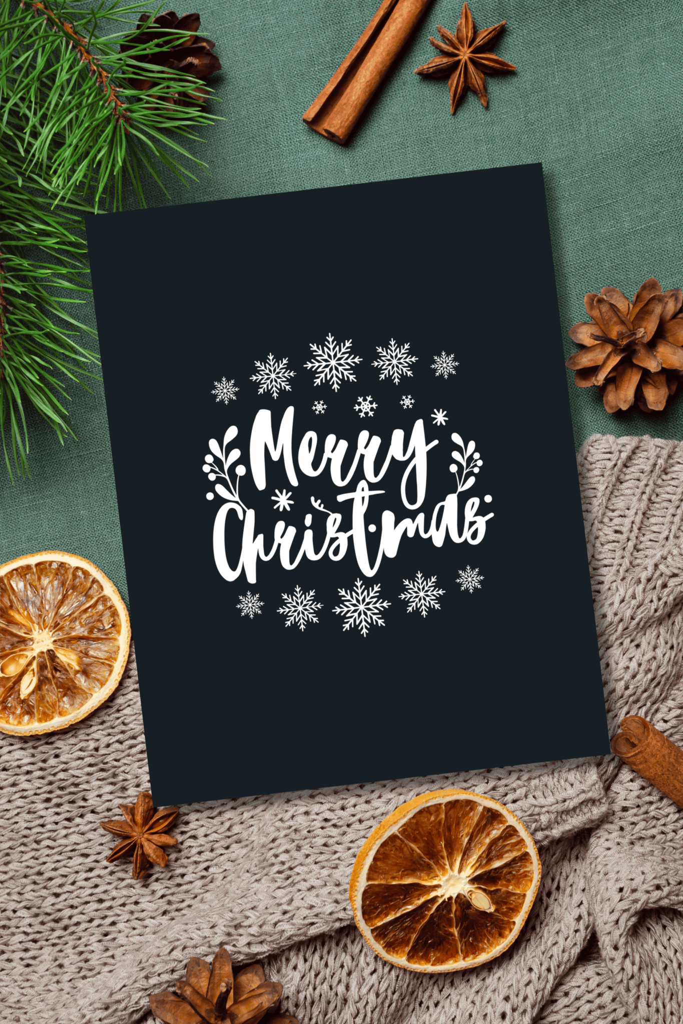 Free Merry Christmas Printable For Your Home | Christene Holder Home