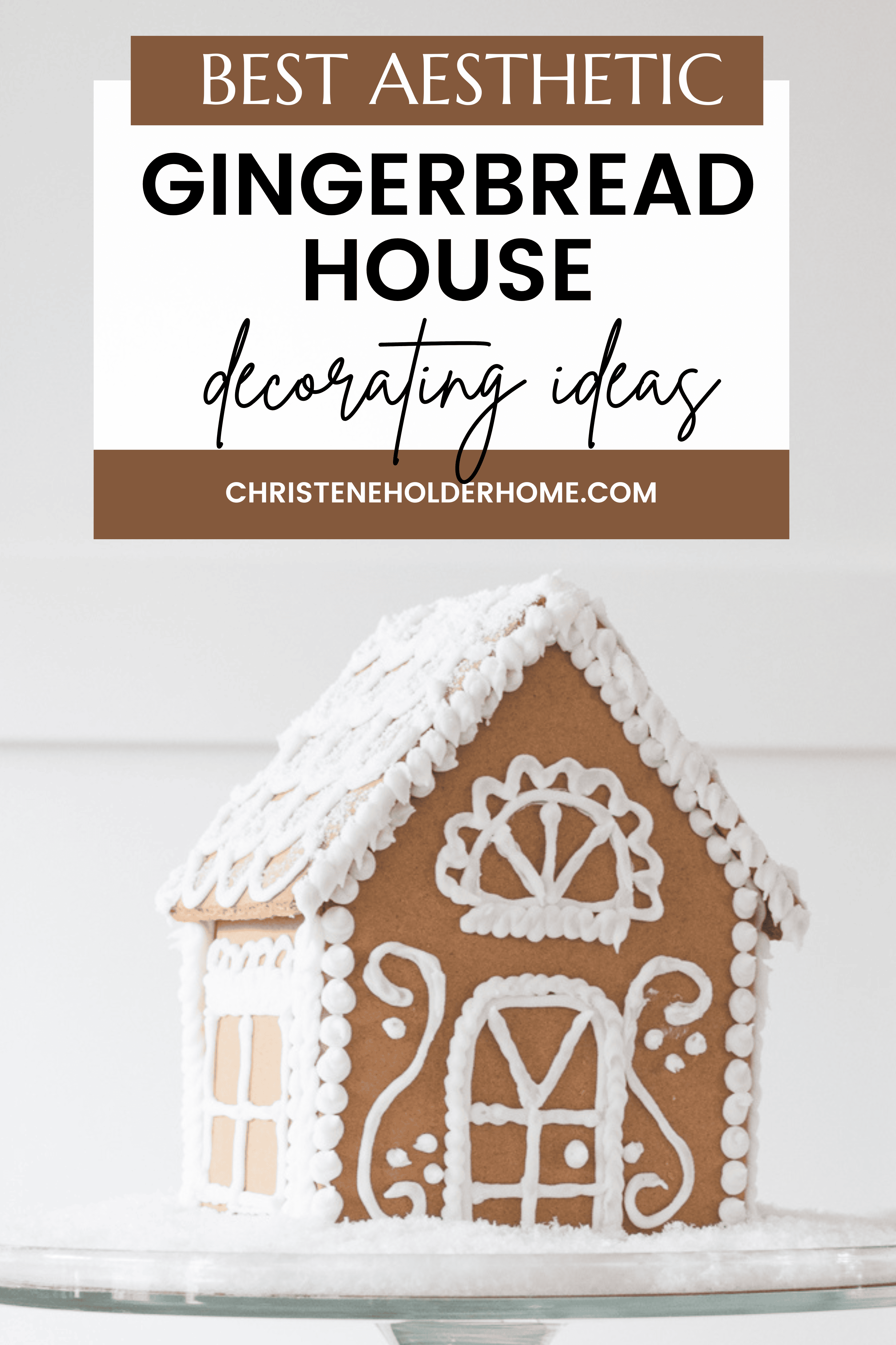 best aesthetic gingerbread house decorating ideas