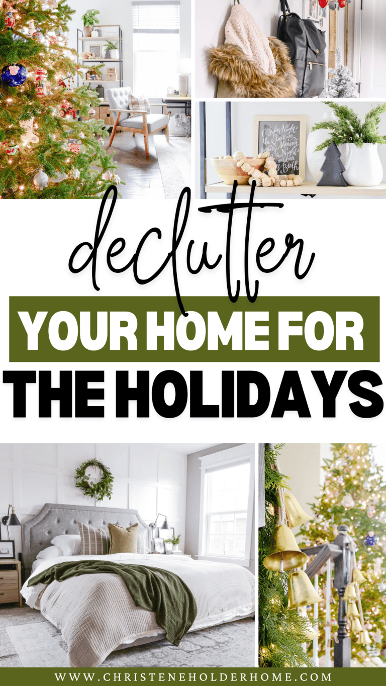 How to Declutter Your Home Before Holiday Guests Arrive | Christene ...